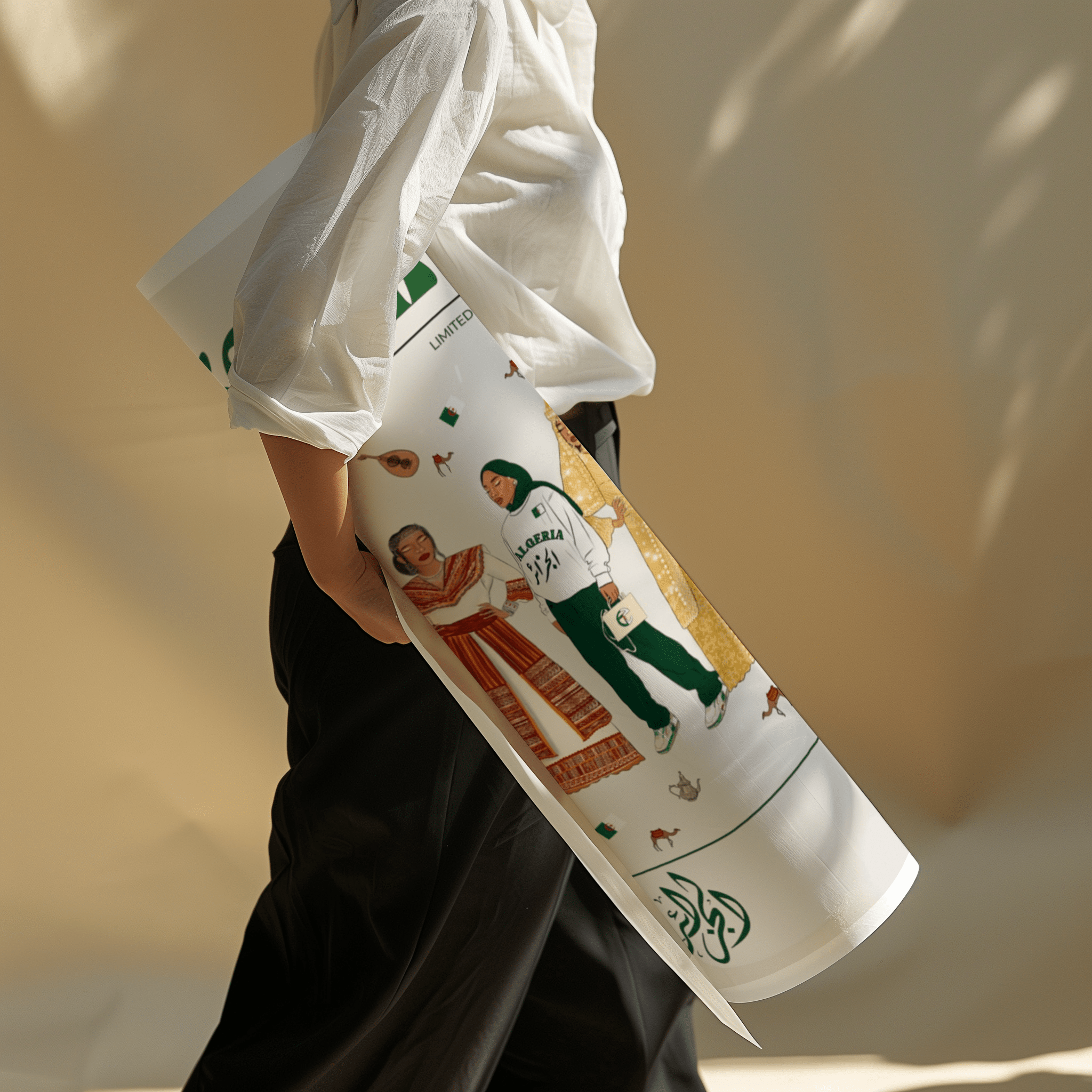 Algeria x Streetwear - Matte Vertical Posters